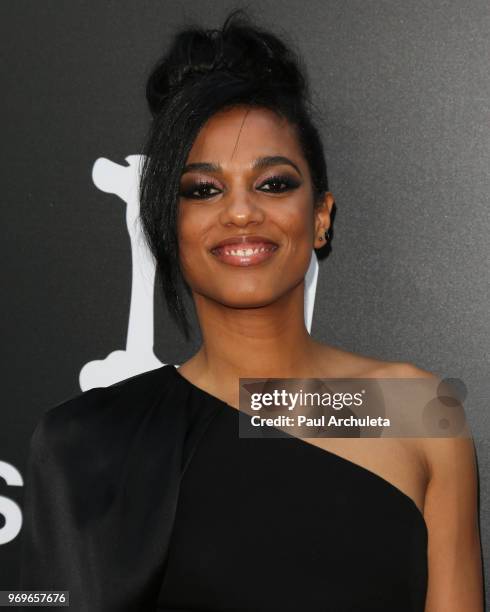 Actress Freema Agyeman attends Netflix's "Sense8" series finale event at the ArcLight Hollywood on June 7, 2018 in Hollywood, California.