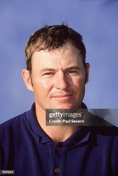 Portrait of Stephen Scahill of New Zealand during the 1998 PGA Qualifying School Photoshoot held at the Sotogrande Golf Club, in San Roque, Spain. \...