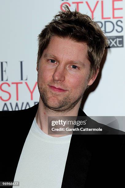 International Designer winner Christopher Bailey poses at the The ELLE Style Awards 2010 at the Grand Connaught Rooms on February 22, 2010 in London,...