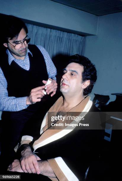 Plácido Domingo circa 1983 in New York City.