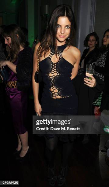 Julia Restoin-Roitfeld attends the afterparty following the ELLE Style Awards 2010, at the Grand Connaught Rooms on February 22, 2010 in London,...