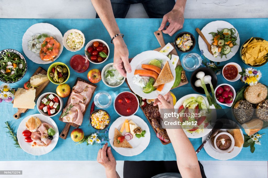 Couple Having Lunch