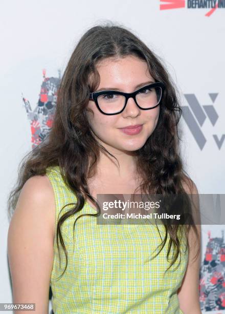 Alina Foley attends the opening night of the 21st Annual Dances With Films Film Festival at TCL Chinese 6 Theatres on June 7, 2018 in Hollywood,...