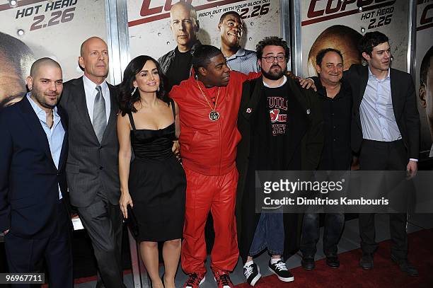 Actor Guillermo Diaz, actor Bruce Willis, actress Ana de la Reguera, actor Tracy Morgan, director Kevin Smith, actor Kevin Pollak and actor Adam...