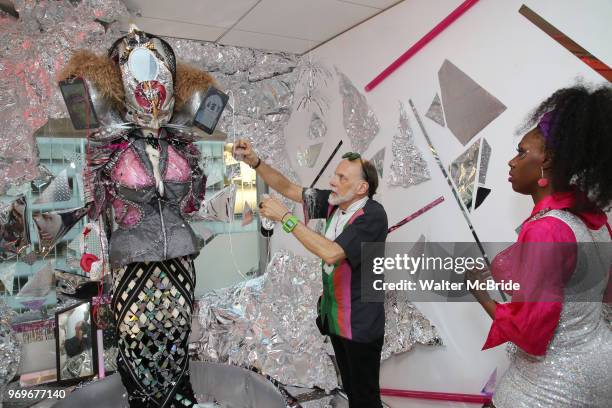 1Beauty Full MindÕ Art during The Chashama Gala at 4 Times Square on June 7, 2018 in New York City.