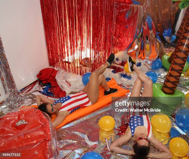 Coney Island Room performance Artists during The Chashama Gala at 4 Times Square on June 7, 2018 in New York City.