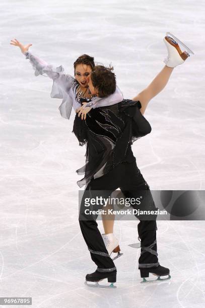 Cathy Reed and Chris Reed of Japan compete in the free dance portion of the Ice Dance competition on day 11 of the 2010 Vancouver Winter Olympics at...