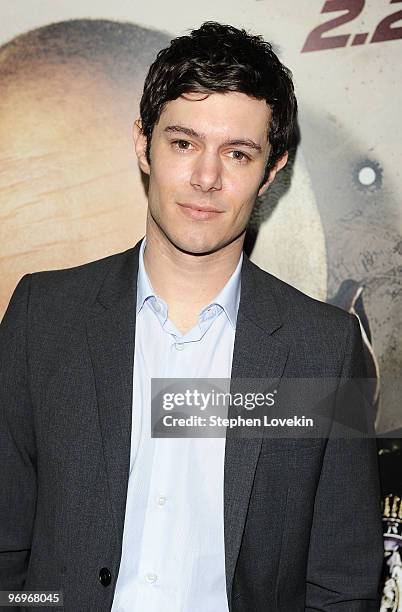 Actor Adam Brody attends the premiere of "Cop Out" at AMC Loews Lincoln Square 13 on February 22, 2010 in New York City.