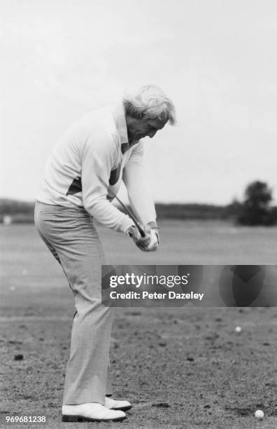 Greg Norman of Australia during 115th Open Championship played on the Ailsa Course at Turnberry on July 20, 1986 in Turnberry, Scotland.