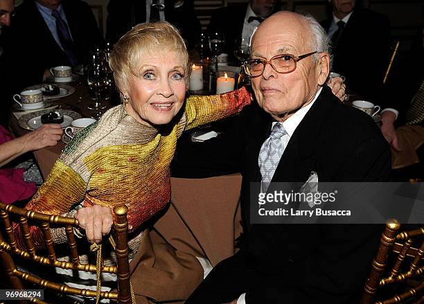 Jane Powell and Dick Moore attend the 2010 AFTRA AMEE Awards at The Grand Ballroom at The Plaza Hotel on February 22, 2010 in New York City.