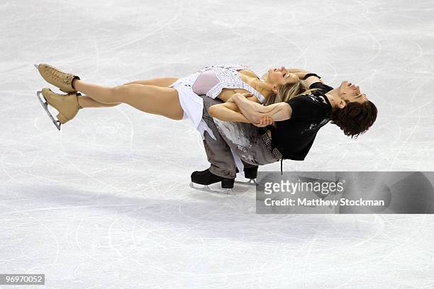 Sinead Kerr and John Kerr of Great Britain compete in the free dance portion of the Ice Dance competition on day 11 of the 2010 Vancouver Winter...