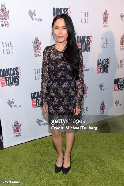 Aina Dumlao attends the opening night of the 21st Annual Dances With Films Film Festival at TCL Chinese 6 Theatres on June 7, 2018 in Hollywood,...