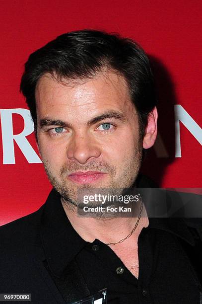 Actor Clovis Cornillac attends the Henri Langlois 2010 Cine Awards at Mairie de Vincennes on February 1, 2010 in Paris, France.