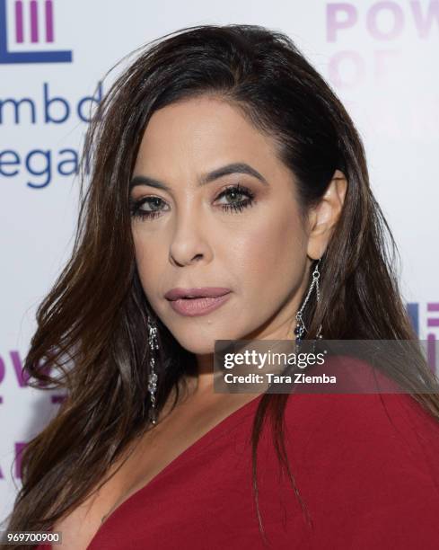 Actress Brooke Lewis attends the Lambda Legal West Coast Liberty Awards at SLS Hotel at Beverly Hills on June 7, 2018 in Los Angeles, California.