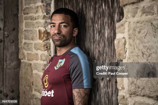 Footballer Aaron Lennon is photographed for the Telegraph on May 11, 2018 in Burnley, England.