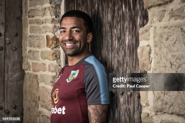 Footballer Aaron Lennon is photographed for the Telegraph on May 11, 2018 in Burnley, England.