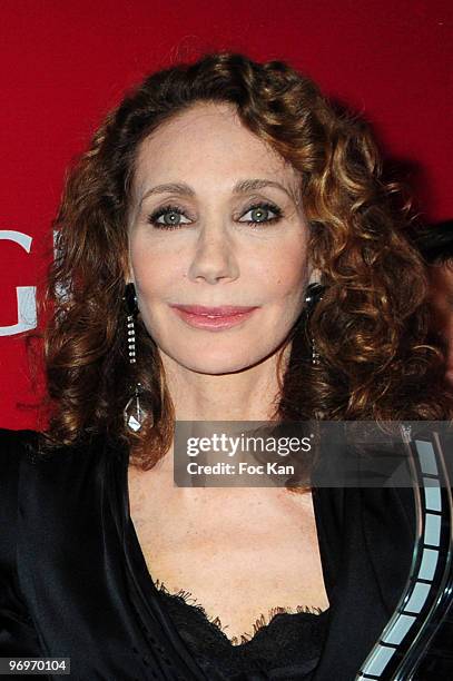 Marisa Berenson attends the Henri Langlois 2010 Cine Awards at Mairie de Vincennes on February 1, 2010 in Paris, France.