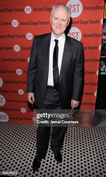 Actor John Lithgow attends the "Mr. & Mrs. Fitch" opening night party at HB Burger on February 22, 2010 in New York City.