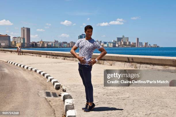 Ballet dancer, actor and writer Carlos Acosta is photographed for Paris Match on April 10, 2018 in Havana, Cuba.