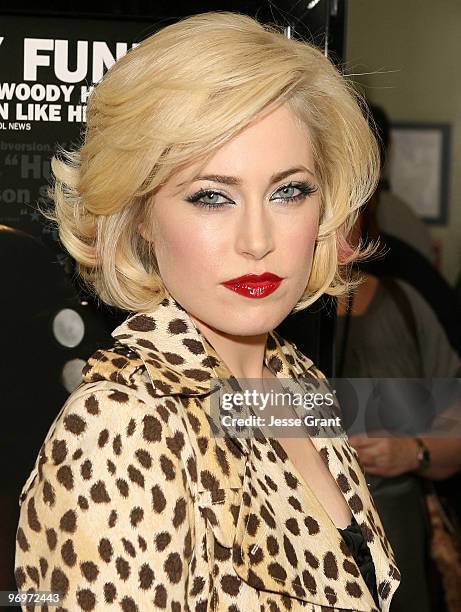 Actress Charlotte Sullivan arrives at the "Defendor" Los Angeles premiere at the Landmark Theater on February 22, 2010 in Los Angeles, California.