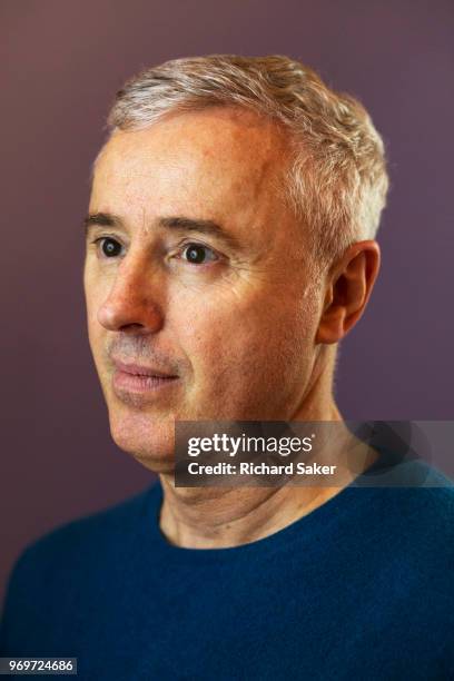 Screenwriter, editor and film director Robin Campillo is photographed for the Observer on March 26, 2018 in London, England.