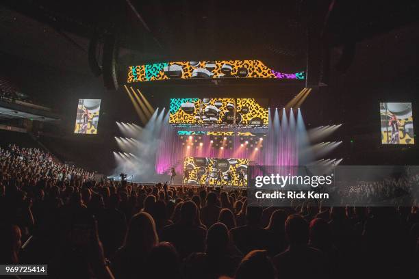 Singer-songwriter Shania Twain performs in concert at the Frank Erwin Center on June 7, 2018 in Austin, Texas.