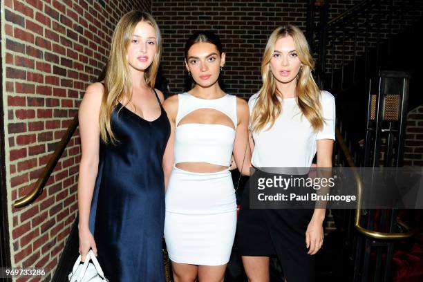 Anna Van Patten, Rubina Dyan and Megan Williams attend YouTube With The Cinema Society Host A Screening Of "Impulse" at The Roxy Cinema on June 7,...