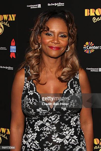 Actress Tonya Pinkins attends the Broadway Backwards 5 concert at the Vivian Beaumont Theatre at Lincoln Center on February 22, 2010 in New York City.