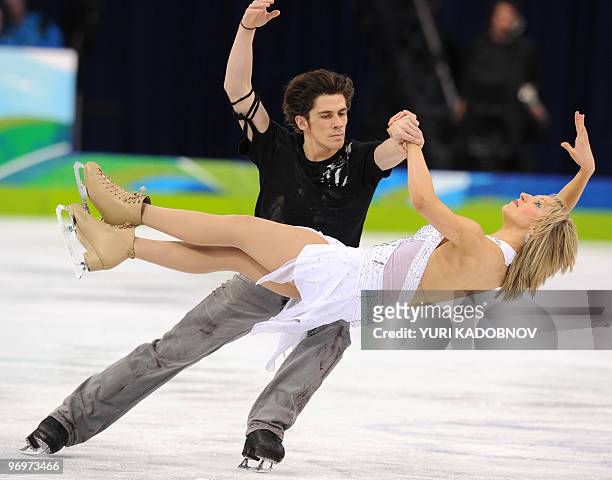 Great Britain's Sinead Kerr and John Kerr perform in the Ice Dance Free program at the Pacific Coliseum in Vancouver, during the 2010 Winter Olympics...