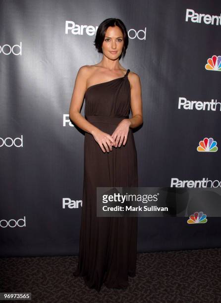 Actress Minka Kelly attends the Los Angeles premiere of "Parenthood" at the Directors Guild Theatre on February 22, 2010 in West Hollywood,...