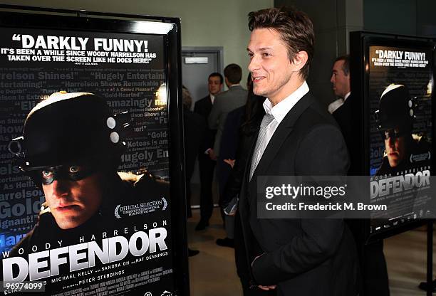 Writer/director Peter Stebbings attends the "Defendor" film premiere at The Landmark Theater, Westwood on February 22, 2010 in Westwood, California.