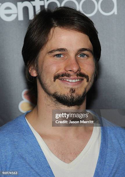 Actor Jason Ritter attends the Los Angeles premiere of "Parenthood" at the Directors Guild Theatre on February 22, 2010 in West Hollywood, California.