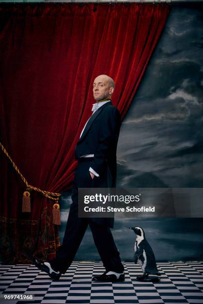 Illusionist Derren Brown is photographed for Event magazine on February 5, 2018 in London, England.