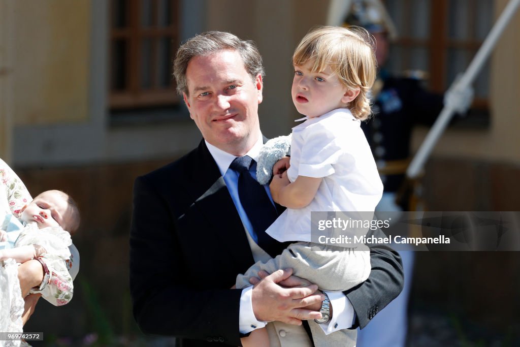 Christening  Of Princess Adrienne Of Sweden