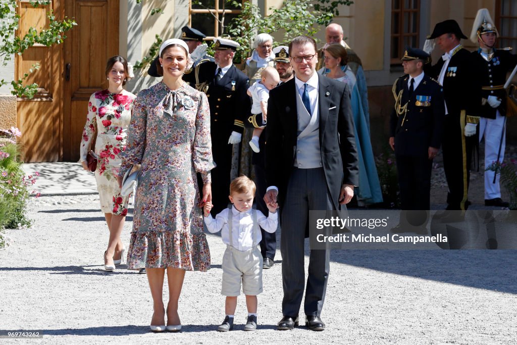 Christening  Of Princess Adrienne Of Sweden