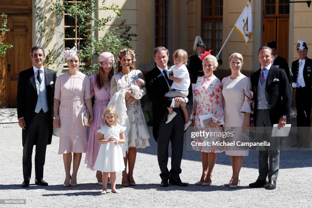 Christening  Of Princess Adrienne Of Sweden