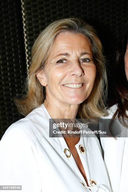 Journalist Claire Chazal attends the 2018 French Open - Day Thirteen at Roland Garros on June 8, 2018 in Paris, France.