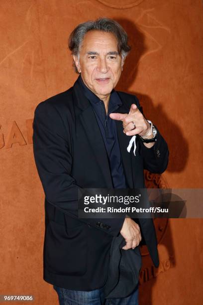 Actor Richard Berry attends the 2018 French Open - Day Thirteen at Roland Garros on June 8, 2018 in Paris, France.