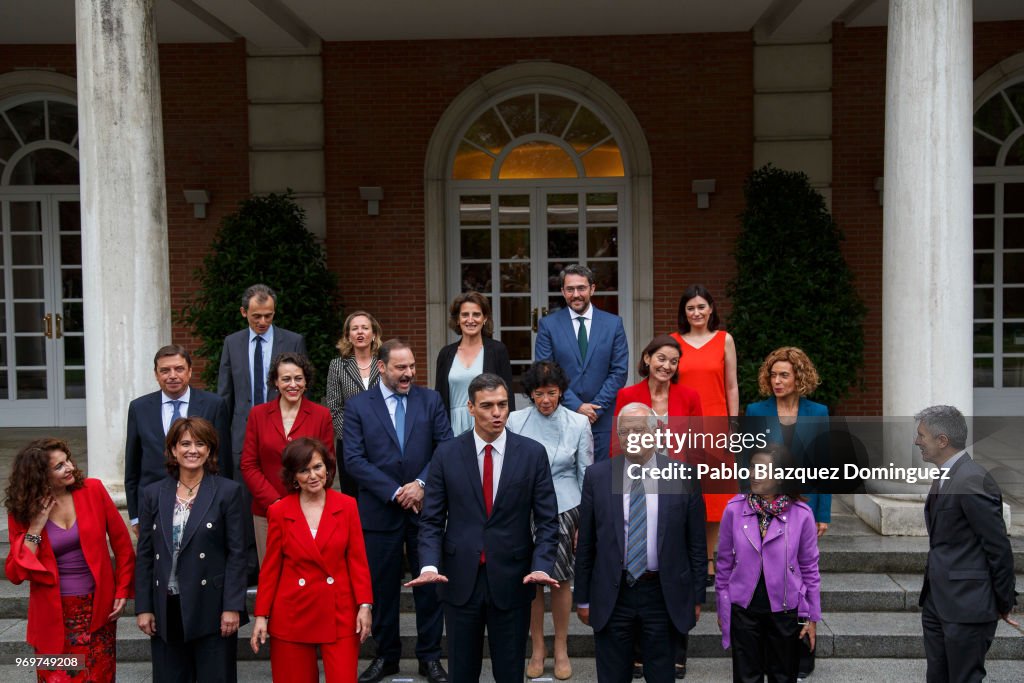 Presentation Of Spain's New Government At The Moncloa Palace