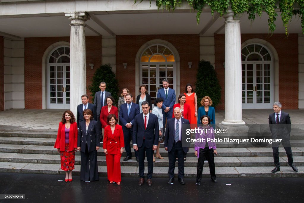 Presentation Of Spain's New Government At The Moncloa Palace