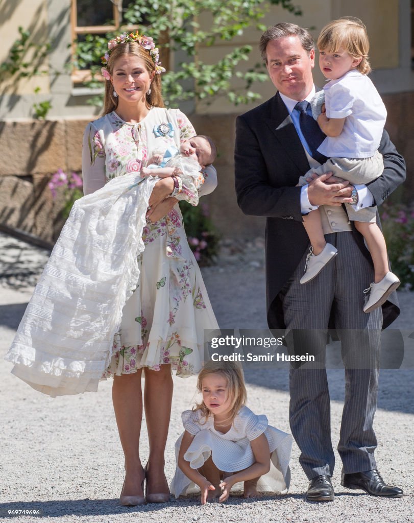 Christening  Of Princess Adrienne Of Sweden