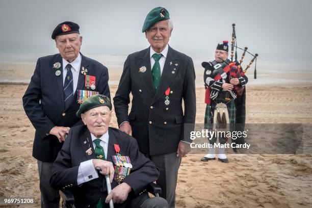 Normandy veterans, Jack Quinn who was coxswain in a amphibious craft delivering frogmen in the early hours of D-Day on Gold Beach, Pat Churchill who...