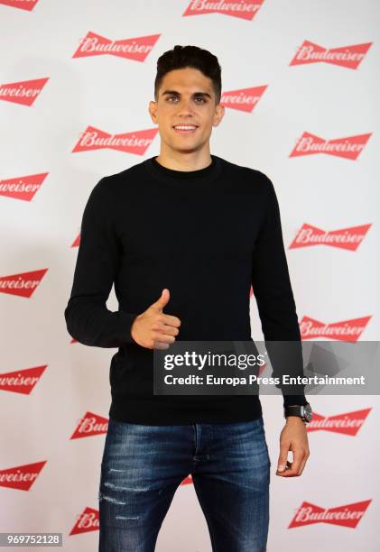 Marc Batra presents 'Enciende el mundo' Budweiser campaign on June 8, 2018 in Madrid, Spain.