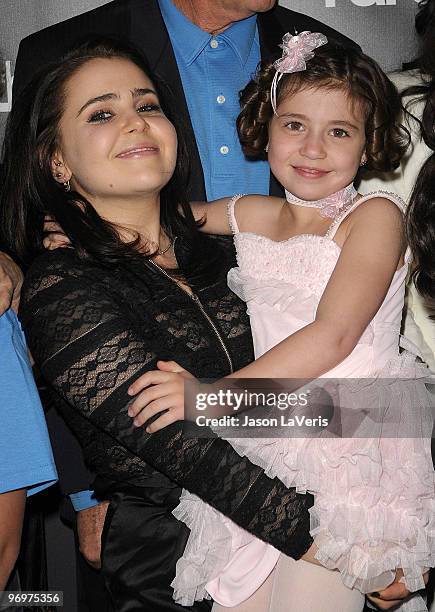 Actresses Mae Whitman and Savannah Paige Rae attend the premiere screening of NBC Universal's "Parenthood" at the Directors Guild Theatre on February...