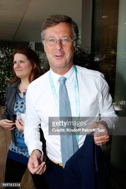 Accor Sebastien Bazin attends the 2018 French Open - Day Thirteen at Roland Garros on June 8, 2018 in Paris, France.