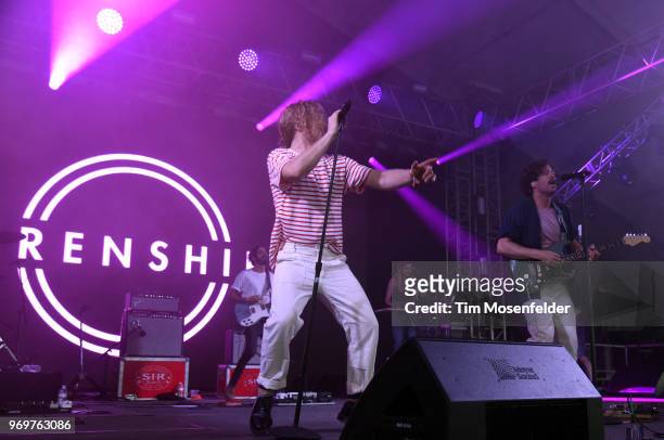 James Sunderland and Brett Hite of Frenship perform during the 2018 Bonnaroo Music & Arts Festival on June 7, 2018 in Manchester, Tennessee.