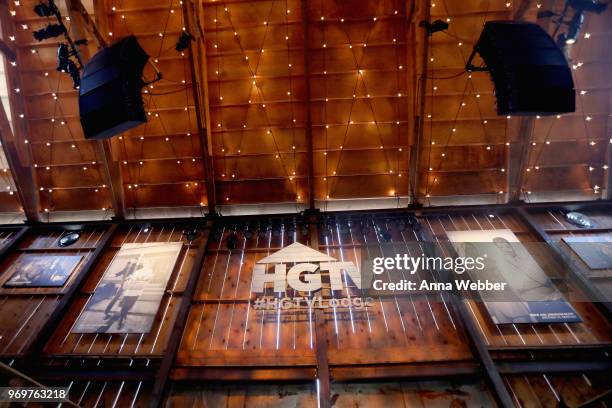 View of the HGTV Lodge at CMA Music Fest on June 7, 2018 in Nashville, Tennessee.