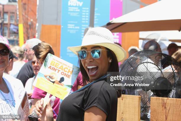 View of the HGTV Lodge at CMA Music Fest on June 7, 2018 in Nashville, Tennessee.