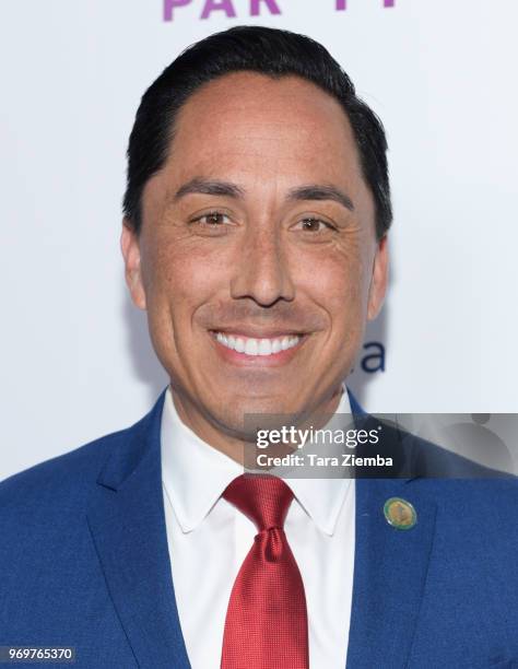 Todd Gloria arrives for the Lambda Legal West Coast Liberty Awards at SLS Hotel at Beverly Hills on June 7, 2018 in Los Angeles, California.