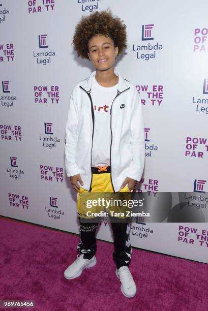 Young 1 arrives for the Lambda Legal West Coast Liberty Awards at SLS Hotel at Beverly Hills on June 7, 2018 in Los Angeles, California.